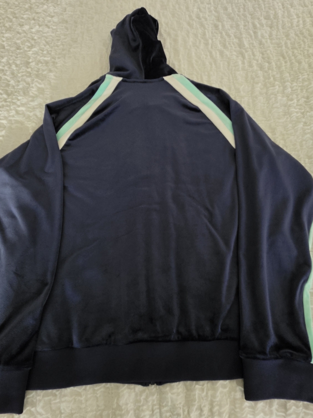 Sergio Tacchini Color Block Zip Front Hoodie XL Very Soft! - Picture 4 of 10